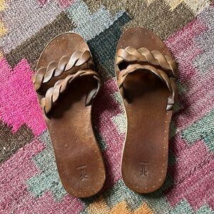 The Frye Azalea Braided Sandal